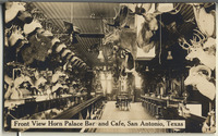 Front view Horn Palace Bar and Café, San Antonio, Texas