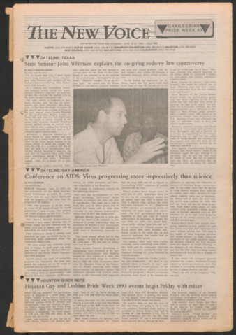 The New Voice, No. 660, June 18-24, 1993