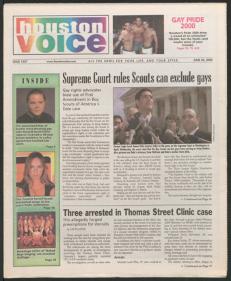 Houston Voice, No. 1027, June 30, 2000