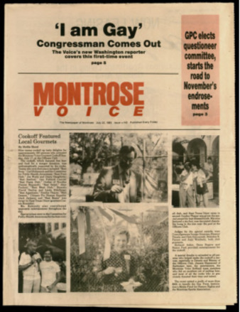 Montrose Voice, No. 143, July 22, 1983