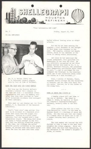 Shellegraph, No. 5, August 23, 1963