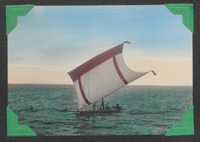 Sailboat off the coast