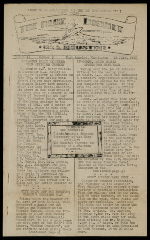 The Blue Bonnet, Vol. 2, No. 3, July 18, 1939