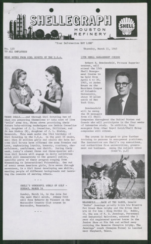 Shellegraph, No. 123, March 11, 1965