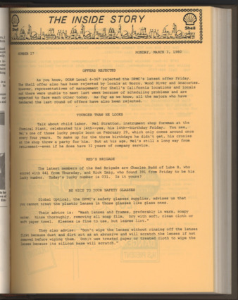 The Inside Story, No. 27, March 3, 1980