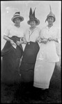 Group of women wearing hats