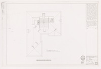 Job 96-10, 1507 Nantucket Drive, Sheet 8A: Third floor ceiling and framing plan