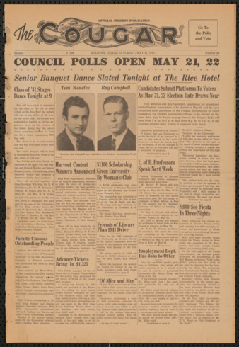 The Cougar, Vol. 7, No. 29, May 17, 1941