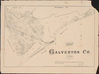 Map of Galveston County, Texas