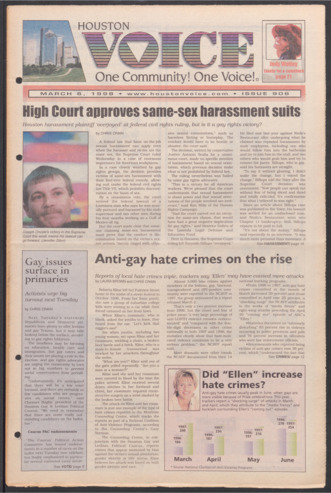 Houston Voice, No. 906, March 6, 1998