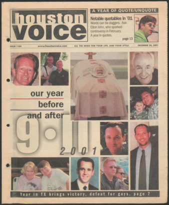 Houston Voice, No. 1105, December 28, 2001