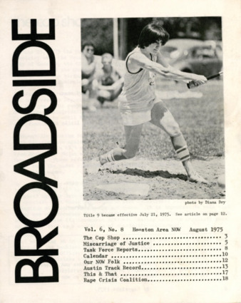 Broadside, Vol. 6, No. 8, August 1975