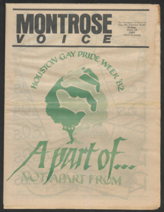 Montrose Voice, No. 86, June 18, 1982