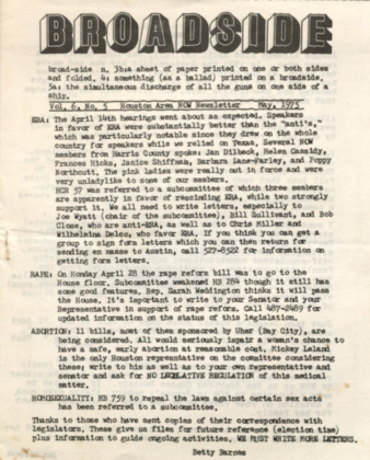 Broadside, Vol. 6, No. 5, May 1975