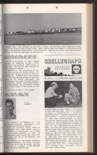 Shellegraph, No. 284, April 11, 1968