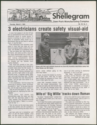 Shellegram, Vol. 48, No. 9, March 3, 1983