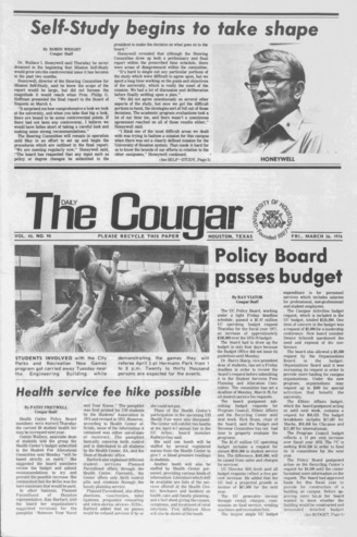 The Daily Cougar. Vol. 42, No. 90, March 26, 1976.