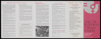 Only the Beginning: A Blueprint for Equality, The International Women's Year Conference