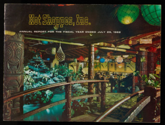Hot Shoppes, Inc., 1962 Annual Report