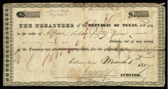 Pay certificate to Alfred Kelso