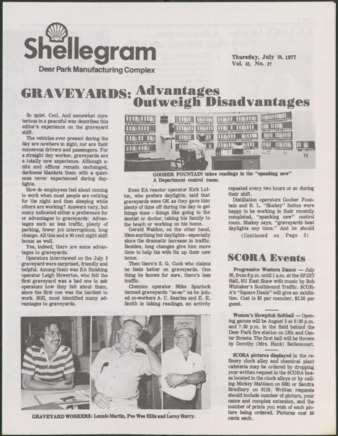 Shellegram, Vol. 42, No. 27, July 28, 1977
