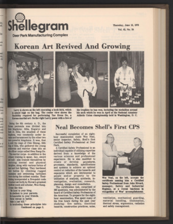 Shellegram, Vol. 43, No. 24, June 15, 1978