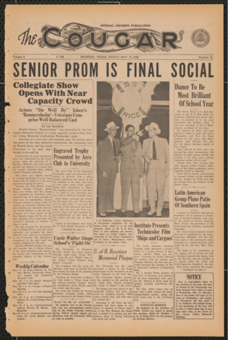 The Cougar, Vol. 6, No. 31, May 17, 1940