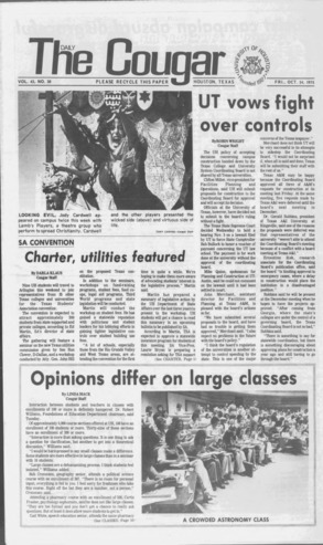 The Daily Cougar. Vol. 42, No. 30, October 24, 1975.