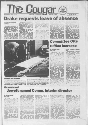 The Summer Cougar. Vol. 46, No. [140], June 25, 1980.