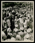 USS Houston (CL-81) launching ceremony