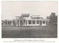 Head-quarters of the Madras Volunteer Guards