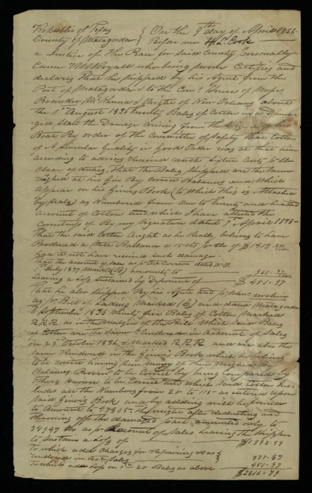 Sworn affidavit by Richard R. Royall before H. L. Cook