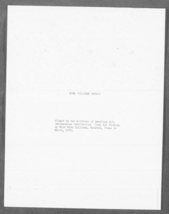 Nina J. Cullinan newspaper clipping and correspondence, 1978