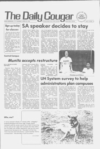 The Daily Cougar. Vol. 44, No. 115, April 25, 1978.