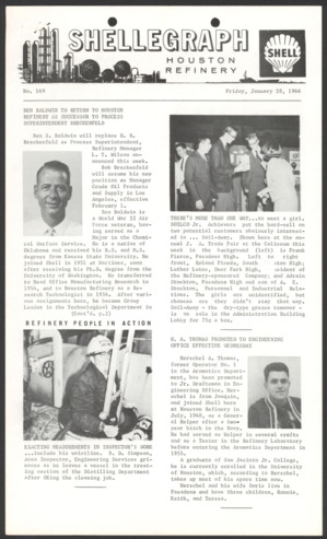 Shellegraph, No. 169, January 28, 1966