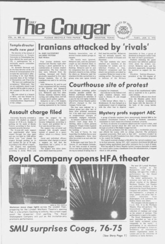 The Daily Cougar. Vol. 44, No. 62, January 24, 1978.