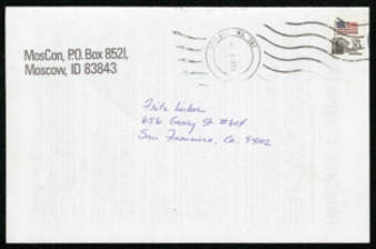 MosCon V, Progress Report 1