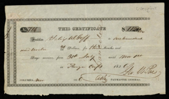 Pay certificate for Felix W. Goff