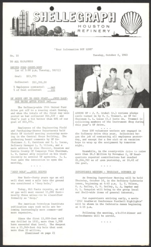 Shellegraph, No. 18, October 8, 1963