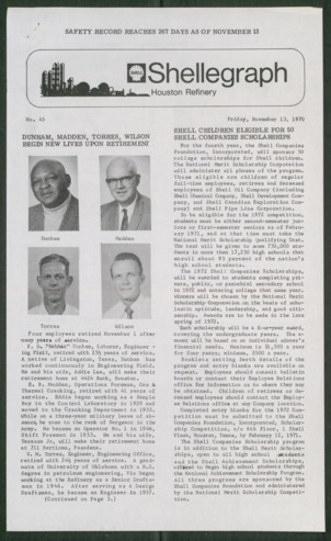 Shellegraph, No. 45, November 13, 1970