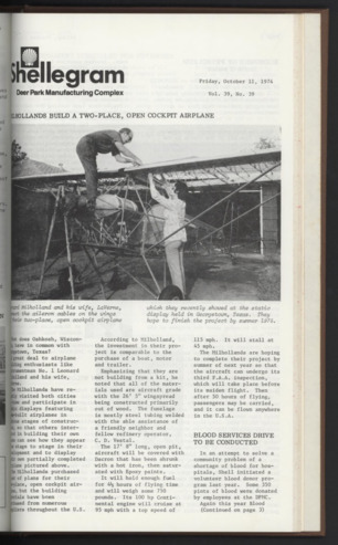 Shellegram, Vol. 39, No. 39, October 11, 1974