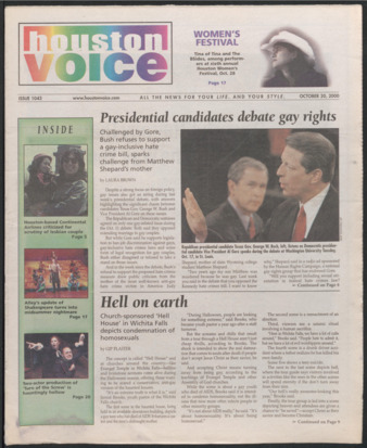 Houston Voice, No. 1043, October 20, 2000