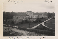 Wide view of the Roy G. Cullen Memorial Building