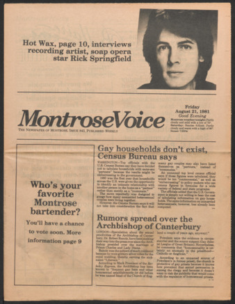 Montrose Voice, No. 43, August 21, 1981