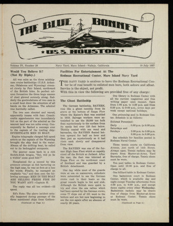 The Blue Bonnet, Vol. 4, No. 28, July 10, 1937
