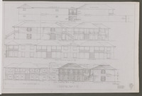 Job 66-10, Memorial Creole Apartments, Sheet 17: Elevations, building 13