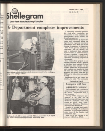Shellegram, Vol. 45, No. 30, October 9, 1980
