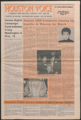 Houston Voice, No. 693, February 4, 1994