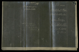Copy of field notes for property belonging to Jesus Gomez in Nacogdoches County