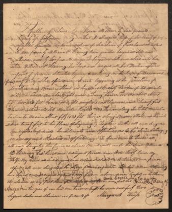 Deed transfer from Margaret Weiss to William P. Herring